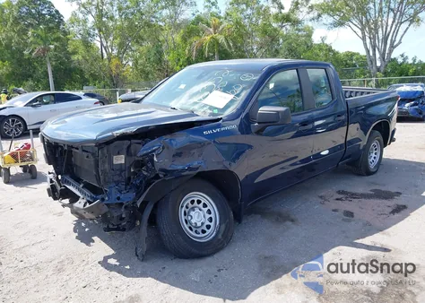 2021 Chevrolet Silverado 1500 2Wd Double Cab Standard Bed Wt z USA, uszkodzony, nr VIN 1GCRWAEH2MZ206352
